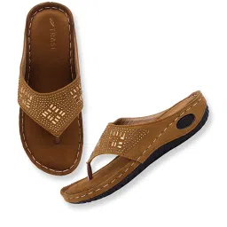 trase Women Embellished Slip-On Sandals image 3