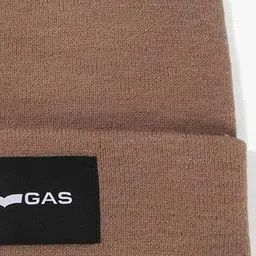 gas Men Logo Print Acrylic-Blend Beanie image 3