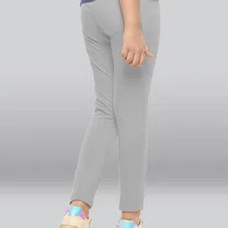 lyra Girls Cotton Elastane Stretch Slim Fit Leggings image 3