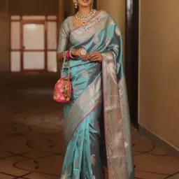 indie picks Stylish Traditional Saree image 3