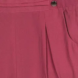 peppermint Pleat-Front Flared Culottes with Slip Pockets image 3