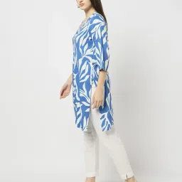 yousta Women Tropical Print Straight Kurta image 3