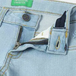 united colors of benetton Boys Clean Wash Slim Fit Jeans image 3