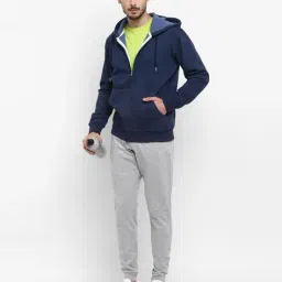 dogman Men Regular Fit Hoodie with Zip-Front image 3