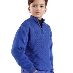 rare ones Boys Colourblock Round-Neck Sweater image 3