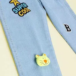 kiddopanti Boys Applique Straight Jeans image 3