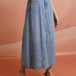 tokyo talkies Women A-Line Skirt with Insert Pockets image 3