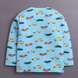 bumzee Boys Graphic Print Round-Neck T-Shirt & Pyjamas Set image 3