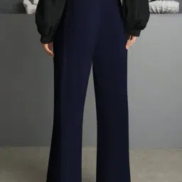 buda jeans co Women Relaxed Fit Pants with Fly Button Closure  image 3