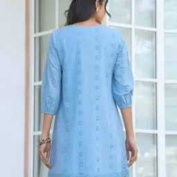 janasya Embroidery A-line Tunic image 3