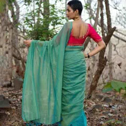 suta Cotton Zari Saree  image 3