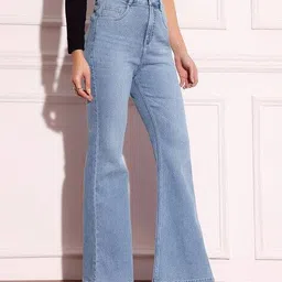 miss chase Women High Rise Bootcut Jeans image 3