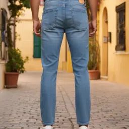 Shein Ankle Length Fly With Button Closure Mid Wash Jeans image 4