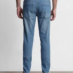 mufti Men Lightly Washed Skinny Fit Jeans image 3