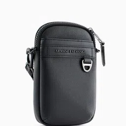 armani exchange Men Tulum Phone Case with Zip Closure image 3