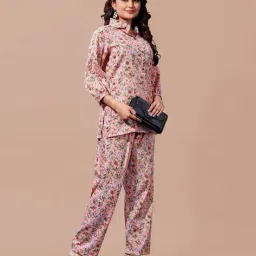 revangi Women Spread Collar Tunic 2-Piece Sets image 3