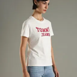 tommy hilfiger Varsity Regular Fit Round-Neck T-Shirt image 3