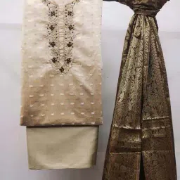 svaraa Women Embroidery Unstitched Dress Material image 3