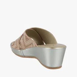 catwalk Women Embellished Slip-On Wedges image 3
