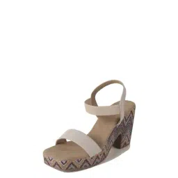 metro Women Open-Toe Chunky Heeled Sandals image 3