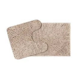 obsessions Set of 2 Textured Anti-Skid Bath Mat & Contour Mat image 3