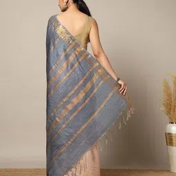 indie picks Hand Dyed Kota Silk Saree image 3