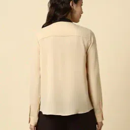 allen solly Women Regular Fit Shirt image 3