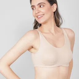 jockey 1550 Super Combed Cotton Elastane Stretch Slip On Crop Top with Stay Fresh Treatment image 3