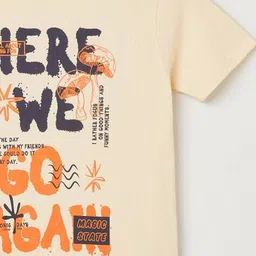 fame forever by lifestyle Boys Round Neck Graphic T-Shirt image 3