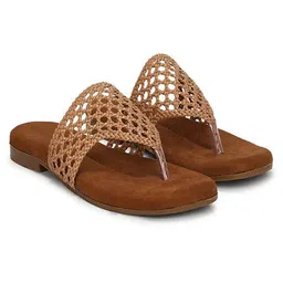 pahasa Women Round-Toe Slip-On Flat-Sandals image 3