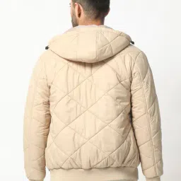 rare rabbit Men Regular Fit Hooded Jacket with Zip-Front Closure image 3