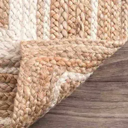 habere india Hand Woven Jute Carpet & Rugs 5'' x 8'' image 3