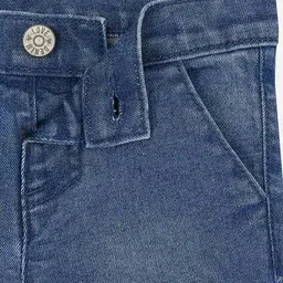 mothercare Lightly Washed Mid-Rise Shorts with Insert Pockets image 3