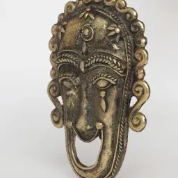 sthula's Dokraface Brass Figurine image 3