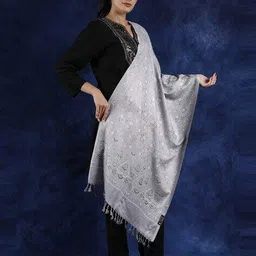 exotic india Women Reversible Modal Floral Stole image 3