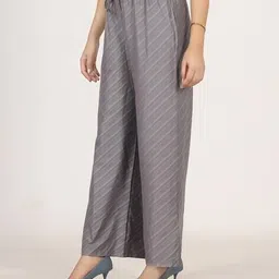 probasic Women Striped Regular Fit Pyjamas image 3