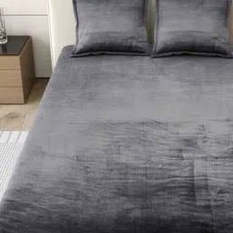 jaipur fabric 150 Gsm Double Bedsheet with 2 Pillow Covers image 3