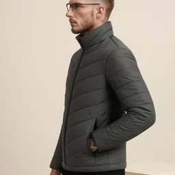 neonomad Men Regular Fit Zip-Front Puffer Jacket image 3