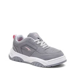 asian Women Round Toe Lace-Up Fastening Shoes image 3