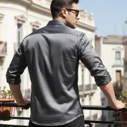 buda jeans co Men Embellished Regular Fit Shirt image 3