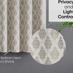 haus & kinder Floral Print Window Curtains image 3