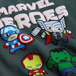 hopscotch Boys Printed Regular Fit Sweatshirt with Full Sleeves image 3