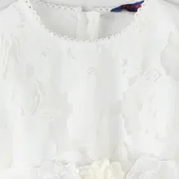 kg frendz Girls Lace Fit & Flare Dress image 3