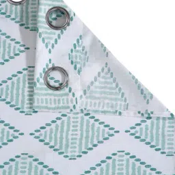 cortina eyelet curtain Set of 2 Printed Door Curtains image 3