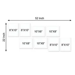 random Pack of 8 Individual photo frames image 3
