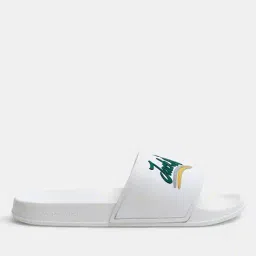 jack & jones Men Typographic Embossed Slip-On Slides image 3