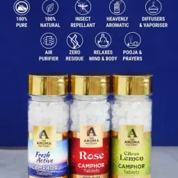 the aroma factory Pure Camphor Tablets Fresh Active image 3