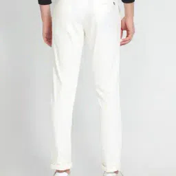 arrow sports Men Slim Fit Flat-Front Chinos image 3