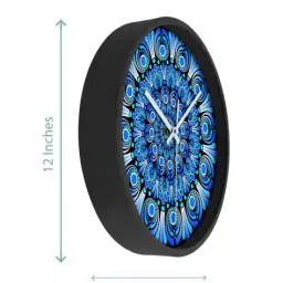 olive tree Designer Round Analog Wall Clock image 3