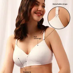 clovia Women Padded Non-Wired Multiway T-Shirt Bra image 3
